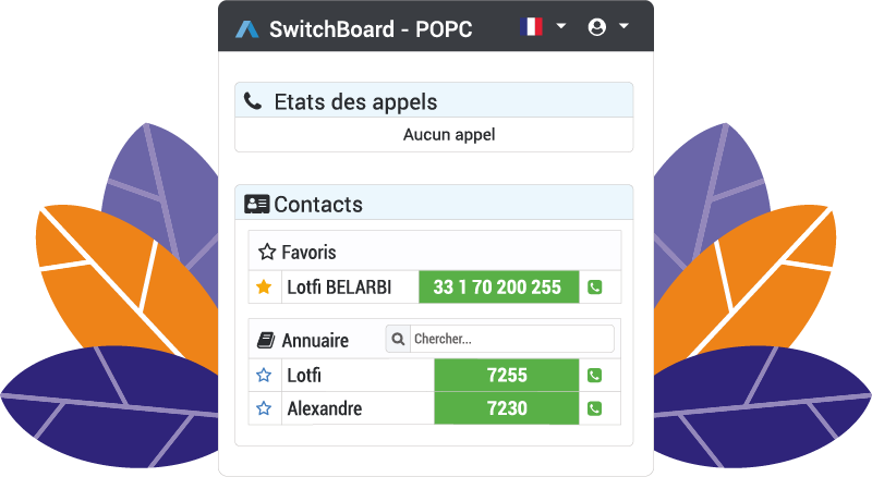 Le POPC pour gérer ses appels directement depuis son navigateur