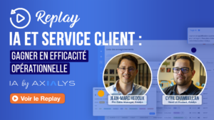 replay IA et service client