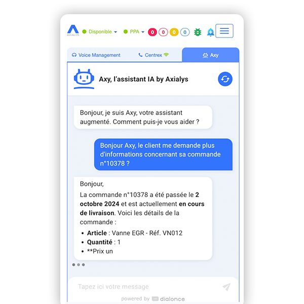 Axy conseiller augmenté Axialys