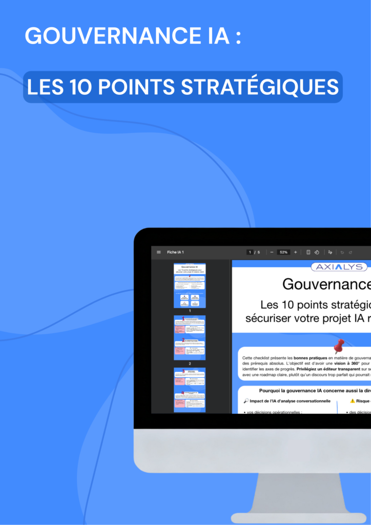 Checklist de gouvernance IA by Axialys