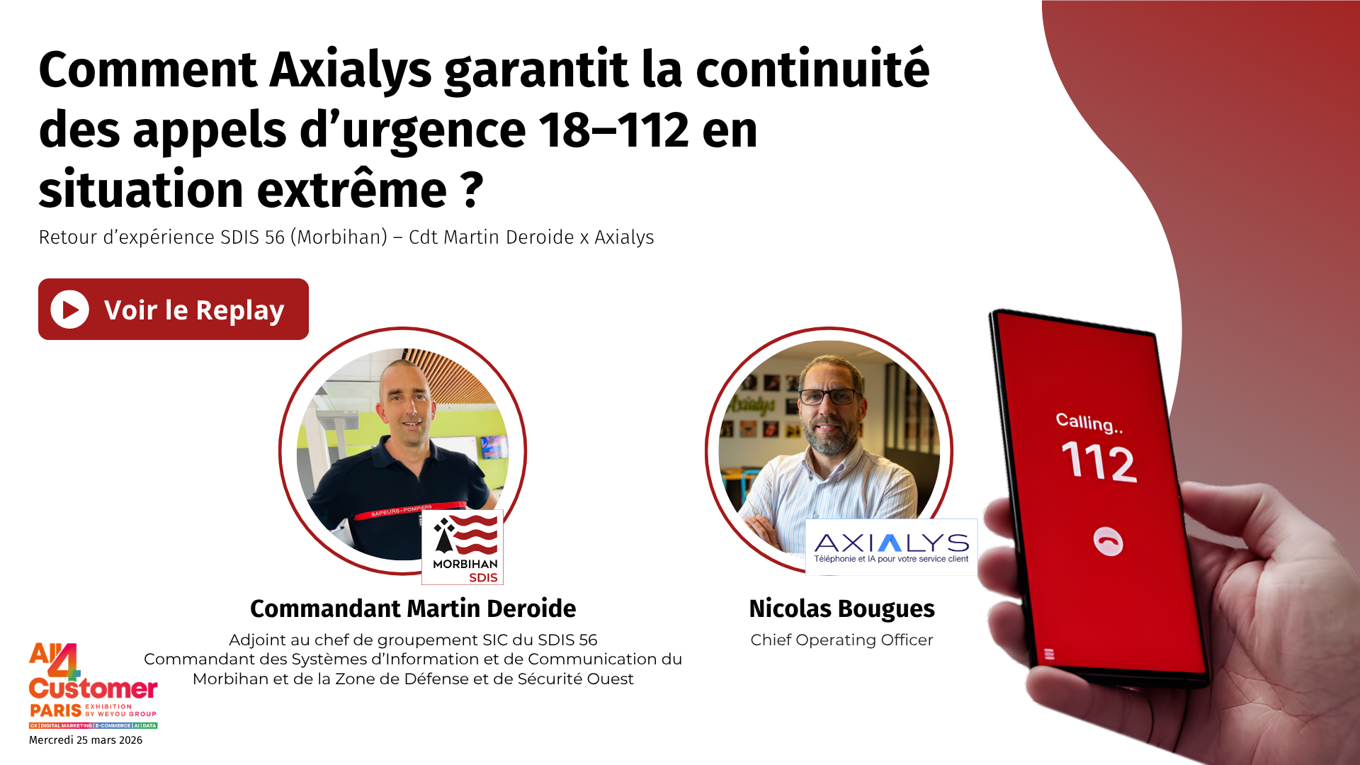 Bis Comment Axialys garantit la continuité des appels d’urgence 18–112 en situation extrême ?
