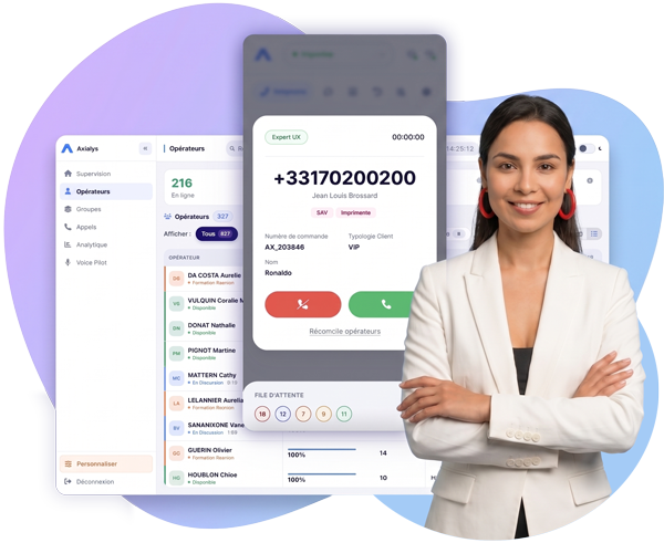 Facilitez la communication avec une solution de téléphonie dématérialisée adaptée à tous vos collaborateurs.